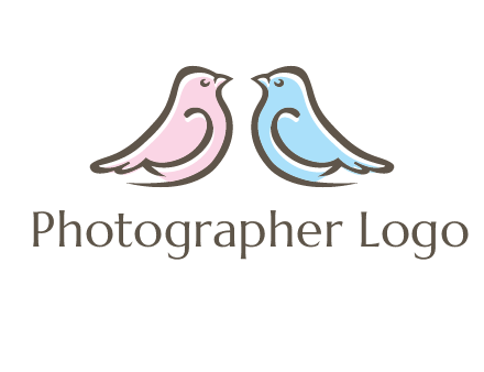 abstract birds logo