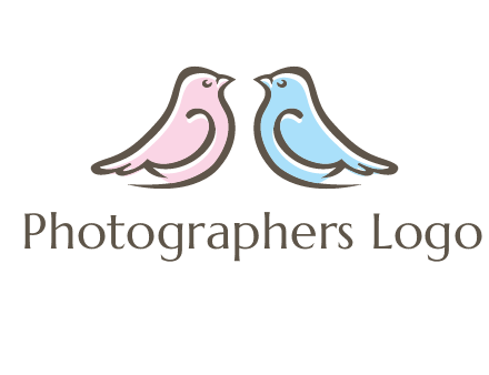 abstract birds logo