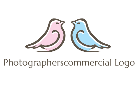 abstract birds logo