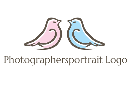 abstract birds logo