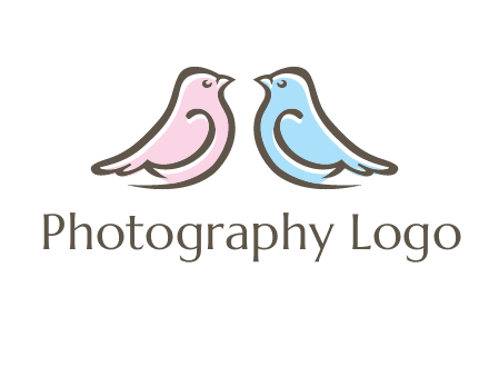 abstract birds logo