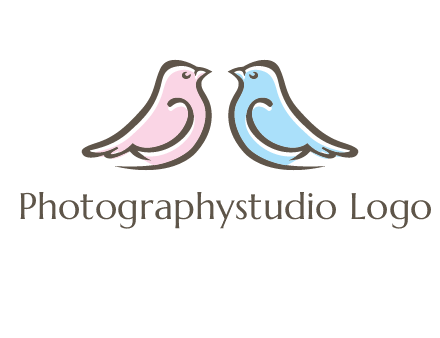 abstract birds logo