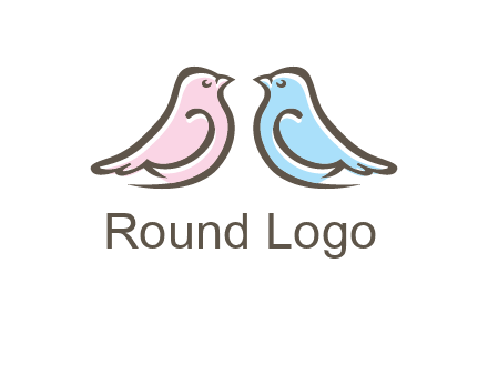 abstract birds logo