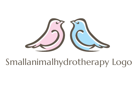 abstract birds logo
