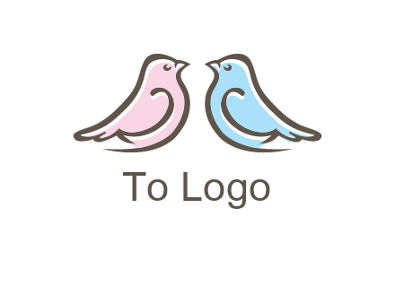 abstract birds logo