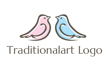 abstract birds logo