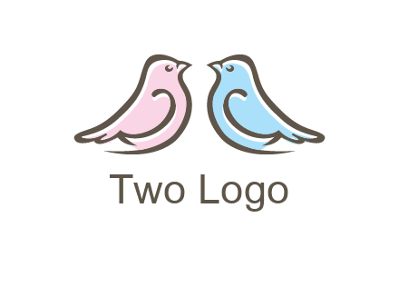 abstract birds logo
