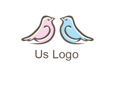 abstract birds logo