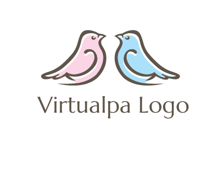 abstract birds logo