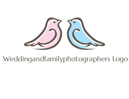 abstract birds logo