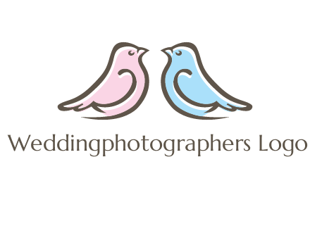 abstract birds logo