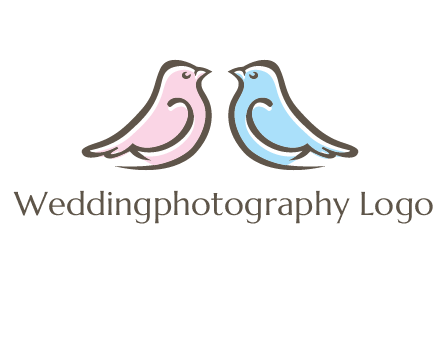 abstract birds logo