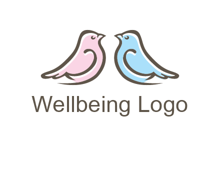 abstract birds logo
