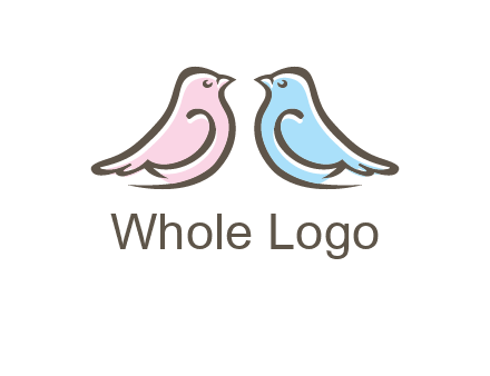 abstract birds logo