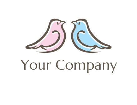 abstract birds logo
