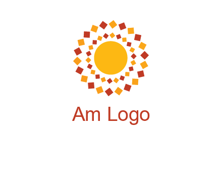 squares around the sun logo