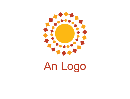 squares around the sun logo