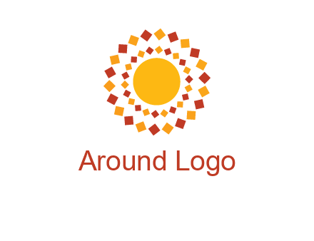 squares around the sun logo