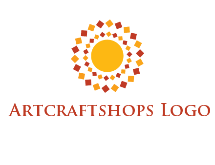 squares around the sun logo