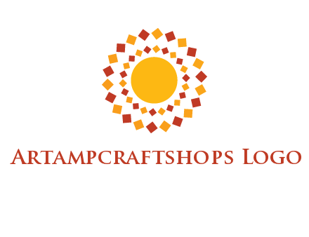 squares around the sun logo