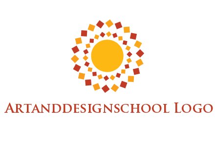 squares around the sun logo