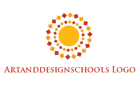 squares around the sun logo