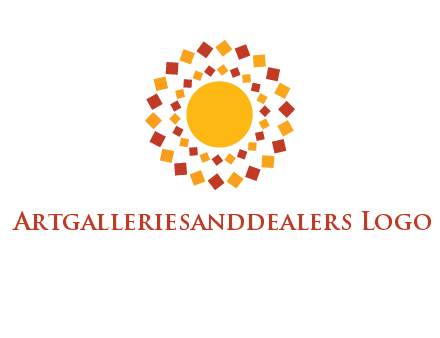 squares around the sun logo