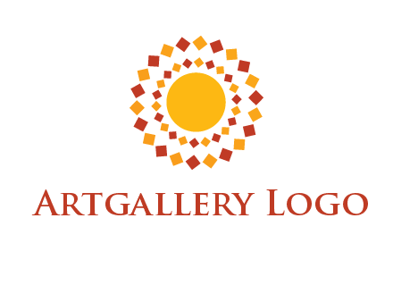 squares around the sun logo