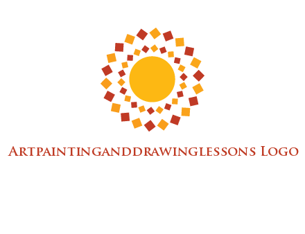 squares around the sun logo