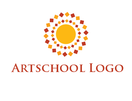 squares around the sun logo