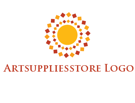 squares around the sun logo