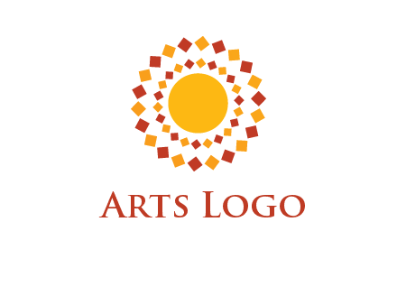 squares around the sun logo