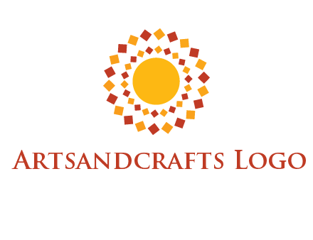 squares around the sun logo