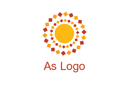squares around the sun logo