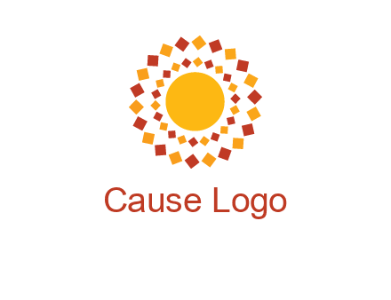 squares around the sun logo