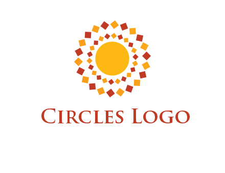 squares around the sun logo