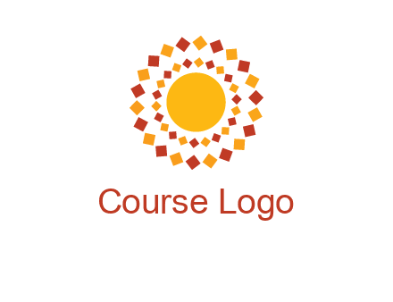 squares around the sun logo