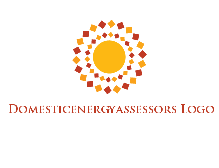 squares around the sun logo