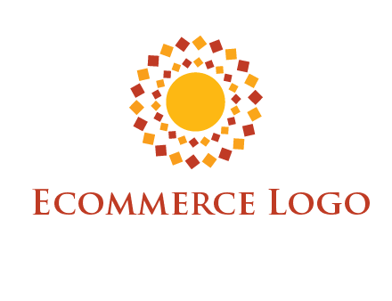squares around the sun logo