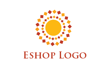 squares around the sun logo