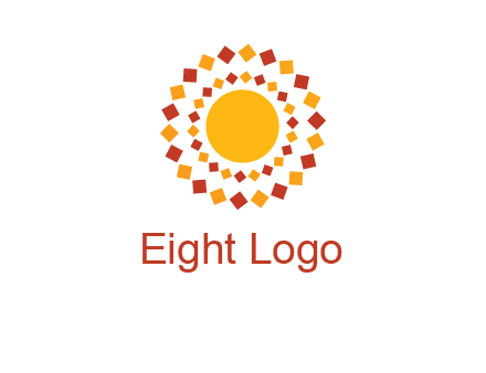 squares around the sun logo