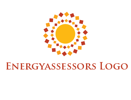 squares around the sun logo