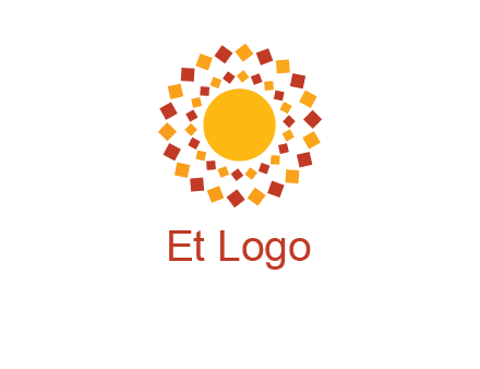 squares around the sun logo