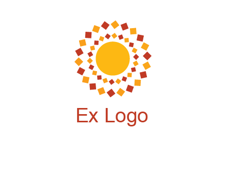 squares around the sun logo