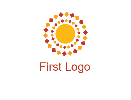 squares around the sun logo