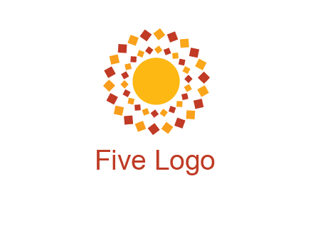 squares around the sun logo