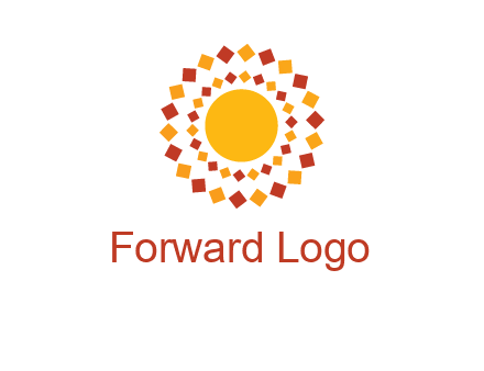 squares around the sun logo