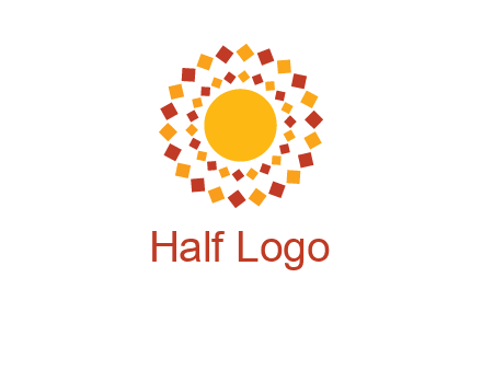 squares around the sun logo