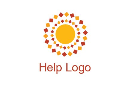 squares around the sun logo