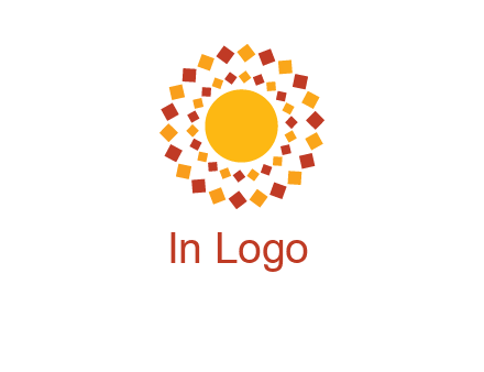 squares around the sun logo